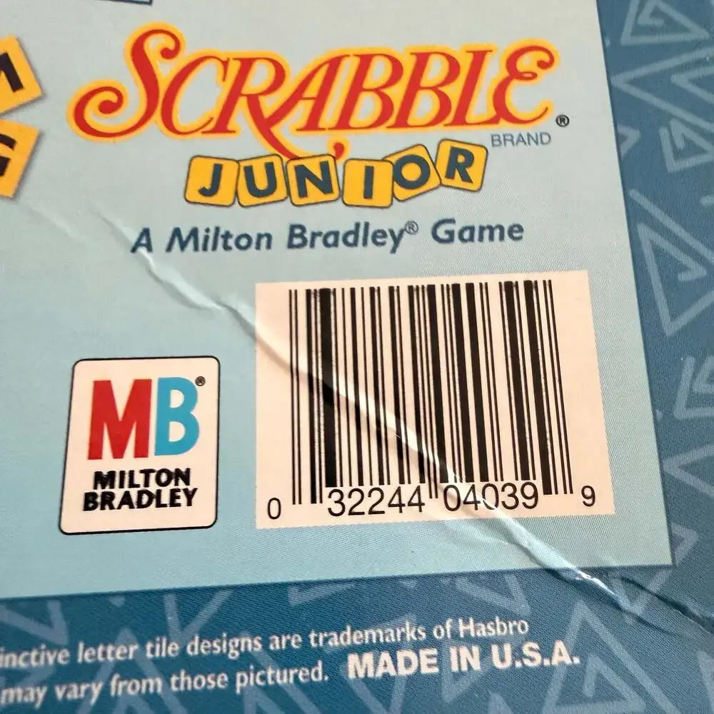 VTG Scrabble Junior Board Game by HASBRO